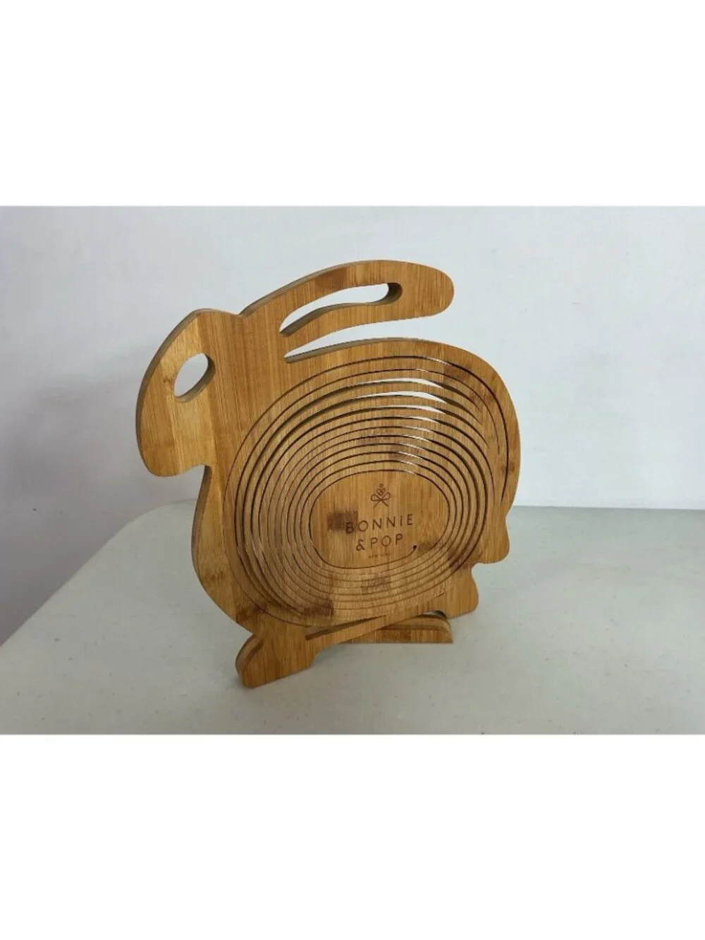 Bonnie & Pop Bunny Collapsible Basket Easter Rabbit